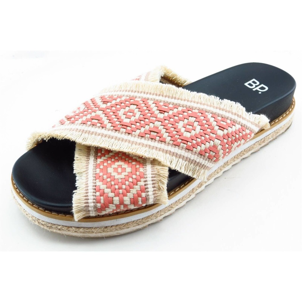 BP. Size 6 M Pink Slides Synthetic Women Sandal‎ Shoes